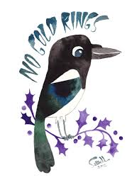 Image Result For Matt Sewell Magpie Bird Art Watercolor Bird Illustration Art
