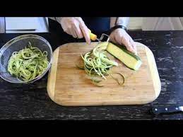Shredder blade this versatile blade produces spiral strands that closely resemble the thickness of spaghetti. How To Make Zucchini Noodles Youtube