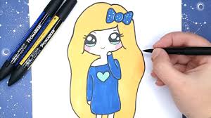 Ein Kawaii Madel Zeichnen Einfach Sketch Youtube