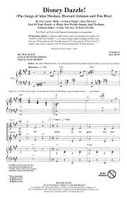 Disney Dazzle The Songs Of Alan Menken Howard Ashman And Tim Rice Medley Sheet Music Mac Huff 2 Part Choir