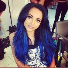 Beautiful blue black hair color is a timeless tint for women who want to add a little flair to their appearance. How To Get Blue Tips On The End Of Black Hair Hairstylecamp