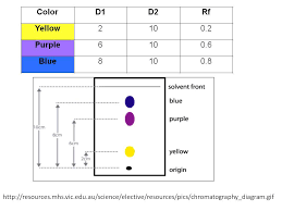 Rf value (in chromatography) the distance travelled by a given component divided by the distance travelled by the solvent front. Chromatography Kaiserscience