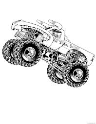 Download Monster Truck Coloring Pages For Boys Monster Truck Printable 2020 0664 Coloring4free Coloring4free Com