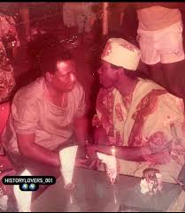 THE LATE DR SIKIRU AYINDE BARRISTER AND KING SUUNNY ADE IN 1978