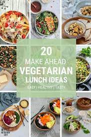 20 Vegetarian Lunch Ideas Here Are 20 Healthy And Delicious Packable Salads And Healthy Vegetarian Lunch Easy Vegetarian Lunch Vegetarian Lunch Ideas For Work