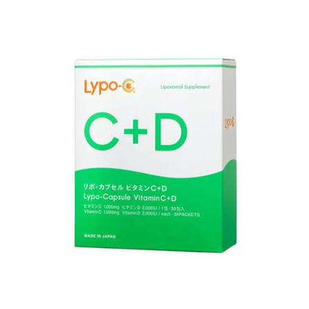 リポカプセルビタミンC+D 30包入 / 公式サイト | リポソーム技術のビタミンCサプリメント リポ・カプセルビタミンC【公式通販】