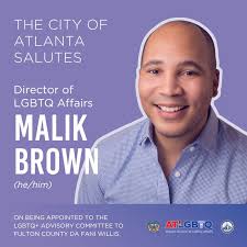 I'm honored to be appointed to the LGBTQ+ Advisory Committee to Fulton  County DA Fani Willis.