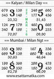 satta matka kaly an matka panditji lucky no chart 22