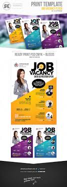 Job Vacancy Flyer Brosur Branding Desain