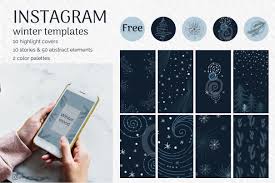Perfect for when you want to use just one icon as a vector on the desktop or in your own icon workflow. Abstract Winter Social Media Stories Layout In Modern Style 1034928 Instagram Design Bundles