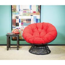 The world menagerie papasan replacement cushion can add a touch of charm to the existing decor of your house. Osp Home Furnishings Papasan Chair With Red Cushion And Black Frame Bf25292 Rd The Home Depot