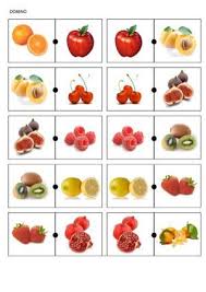 Calameo Encadenat Fruites In 2020 Preschool Games Domino Games Domino