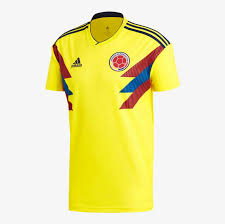 Imagen histórica de la seleccion colombia que enfrentó a alemania federal en italia 90. Camiseta Adidas Seleccion Colombia Home Rusia Columbia 2018 World Cup Free Transparent Png Download Pngkey
