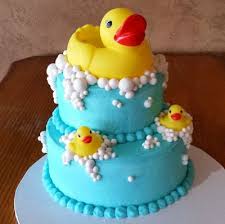 You have never seen duck baby shower cakes as cute as these! Pin By Mary Soland On Rubber Duck Baby Shower Duck Cake Cake Birthday Cake Kids