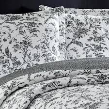 Black And White Toile Bedding Queen Pin On Bedrooms