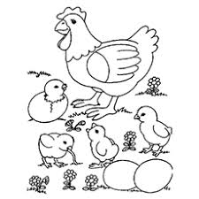 Chick corner bookmark paper craft. Top 10 Free Printable Cute Chicks Coloring Pages Online
