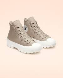 Your favourite high tops just got higher. Lugged Chuck Taylor All Star Papyrus Papyrus White Star Boots Womens High Top Shoes Converse Style Women