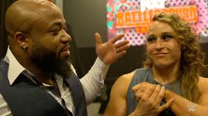 Jordynne Grace with her husband, former ROH World Champion Jonathan Gresham,  backstage at #WWENXT Battleground! ❤️ (WWE)