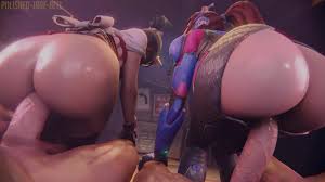 Kiriko And D.Va Tiebreaker [White][Polished-Jade-Bell]