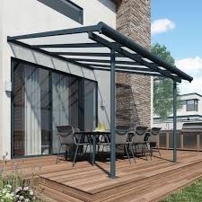 10 X10 3x3m Palram Sierra Grey Patio Cover In 2021 Pergola Patio Luifel Pergola Patio