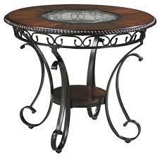 Free returns are available for the shipping address you chose. Signature Design By Ashley Glambrey D329 13 Round Dining Room Counter Table With Metal Accents Furniture And Appliancemart Pub Table