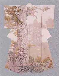 友禅訪問着 屋久杉賛花 traditional japanese kimono kimono design japanese kimono