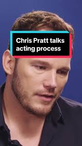 Chris doesn’t talk about his acting process much but I did find  this-#chrispratt #Acting #Actors #actingprocess