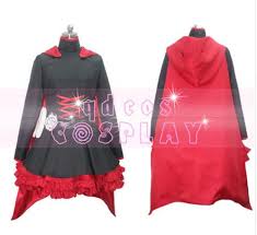 us 77 0 free shipping hot sale rwby cosplay ruby rose red dress cloak battle uniform hallowwen carnival party supply costume on aliexpress com