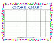 Free Printable Chore Charts For Children With Free Printable