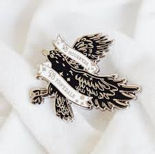No Mourners No Funerals Six Of Crows Inspired Enamel Pin Etsy Six Of Crows Book Pins Crow