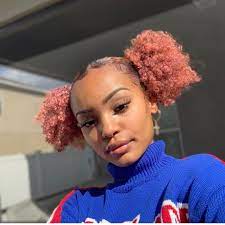 Fade hairs make your look dull and dry. Pin By Fannirqh On Fashion Hairstyle Dyed Natural Hair Black Girl Pink Hair Natural Hair Styles Easy