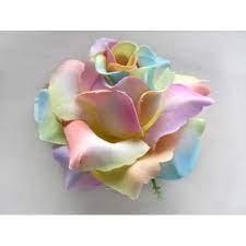 Maybe you would like to learn more about one of these? Buy 4 Big Light Rainbow Silk Roses Flower Head 3 75 Artificial Flowers Heads Fabric Floral Supplies Wholesale Lot For Wedding Flowers Accessories Make Bridal Hair Clips Headbands Dress Online In Indonesia B009ju4d78