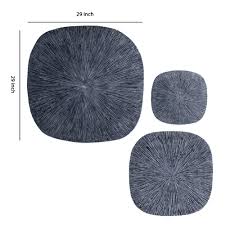 The outer dimensions are 24 inches tall by 18 inches wide by 1.63 inches deep. Transitional Ribbed Square Shaped Sandstone Wall Art Large Gray 6 X 12 Overstock 30567027