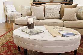Homepop round leatherette storage ottoman with lid. Ottoman As Coffee Table Will Be The Perfect Decision For Your Interior Interior Design Inspirations