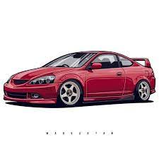 Honda Acura Integra Type R Dc5 T Shirts Covers Stickers Posters Already Available In My Store On Redbubble Link In Acura Acura Integra Integra Type R