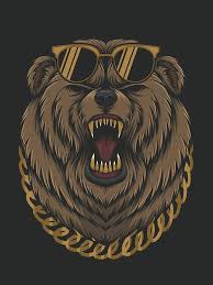 Attractive tribal bear tattoo stencil. 23 Amazing Bear Tattoo Design Ideas