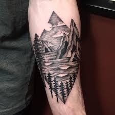 Freedom S Just Another Word For Nothing Left To Lose Tattoo Lauragrahamma On Instagram Mountains Waves Trees Thanks Mike Portlandtattoos Portlandtattoo Tattoos For Guys Body Art Tattoos Tattoos