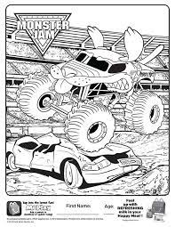 Free printable monster jam coloring sheets including grave digger and monster mutt as. Monster Jam Page 2 Kids Time