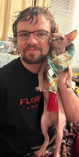 My hubby with all three Skinfants.