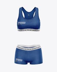 Download Melange Women S Underwear Kit Front View In Apparel Mockups On Yellow Images Object Mockups