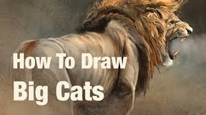 The cheetah, leopard and lion are the big cats in africa. Drawing Lessons How To Draw Big Cats Promotion Youtube