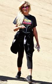 Thanks for stopping by xo tiktok Former Playboy Model Holly Madison Shows Off Slim Pins In Clinging Black Leggings Daily Mail Online