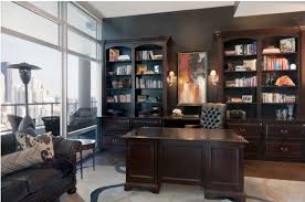 Sebastian S Home Office And His Desk Where Rachel Stumbles On The Damning Background File On Her Giving Her Th Traditional Home Office Chic Office Decor Home