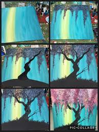 Willow Canvas Painting Diy Tree Painting Acrylic Painting Canvas