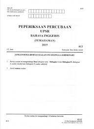 Berikut disenaraikan soalan peperiksaan upsr 2019 (trial bank soalan) dan jawapan untuk mata pelajaran/ subjek termasuk bahasa melayu bahasa klik pada pautan koleksi soalan percubaan upsr yang disertakan pada setiap kertas mengikut negeri untuk melihat soalan dan skema jawapan. Soalan Percubaan Bahasa Inggeris Upsr An Najah Learning Centre Facebook