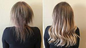 The Most Shocking Hair Extension Before And After Ever Haarverlangerung Styling Kurzes Haar Frisuren Dunnes Haar