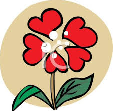 Happy mother's day with mother, son and red heart. Fastest Clip Art Flowers And Hearts