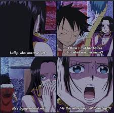 Hancock X Luffy One Piece Funny Luffy And Hancock Luffy