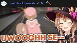 Risu got bonked by M-chan after shouting the SEGGS meme - YouTube