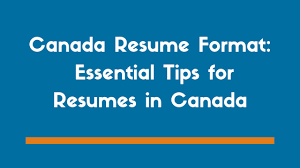 How to write a resume learn how to make a resume that gets interviews. Canada Resume Format Best Tips And Examples Updated Zipjob